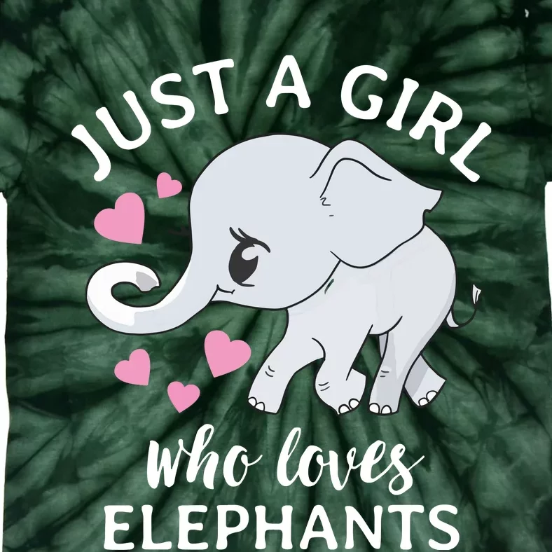 Just A Who Loves Elephants Tie-Dye T-Shirt