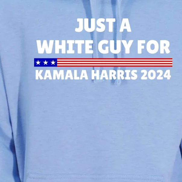 Just A White Guy For Kamala Harris 2024 Unisex Surf Hoodie