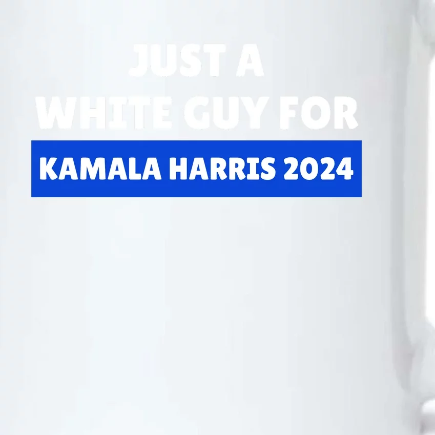 Just A White Guy For Kamala Harris Black Color Changing Mug