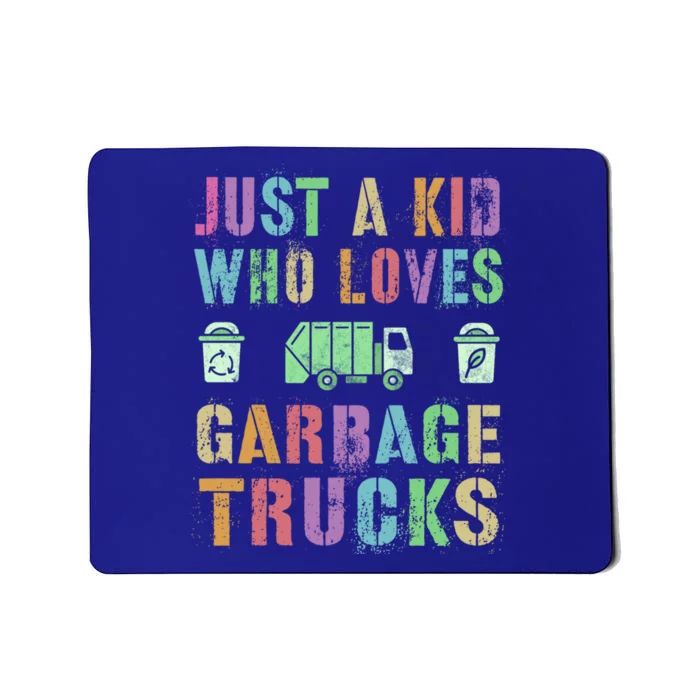 Just A Who Loves Garbage Trucks Save Planet Earth Day Meaningful Gift Mousepad