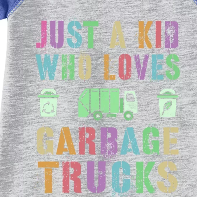 Just A Who Loves Garbage Trucks Save Planet Earth Day Meaningful Gift Infant Baby Jersey Bodysuit