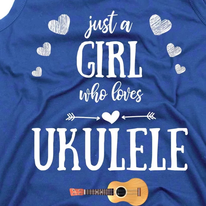 Just A Who Loves Ukulele For Ukulele Player Musician Gift Tank Top