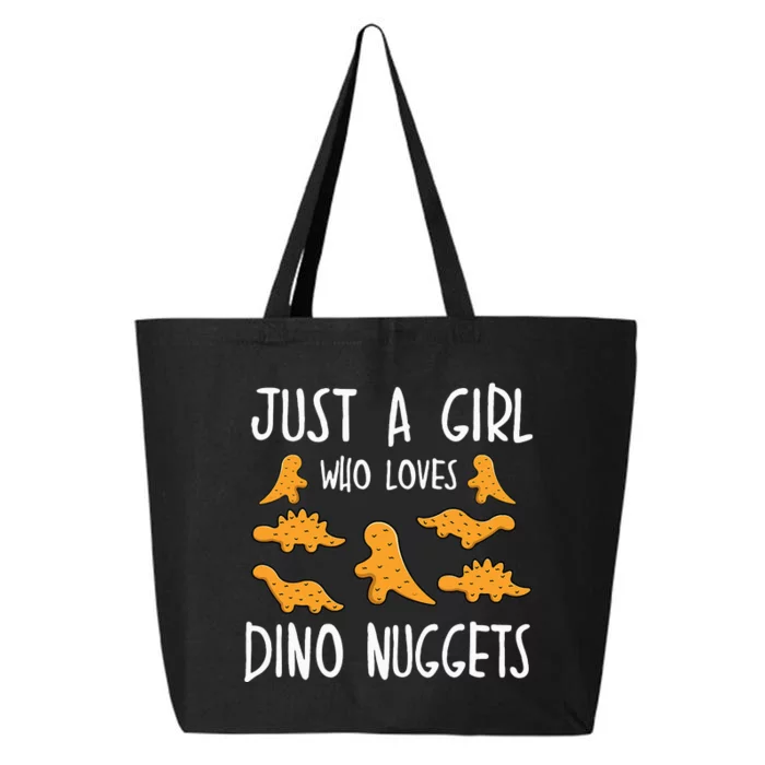 Just a Who Loves Dino Nuggets Merch Chicken Nuggets 25L Jumbo Tote