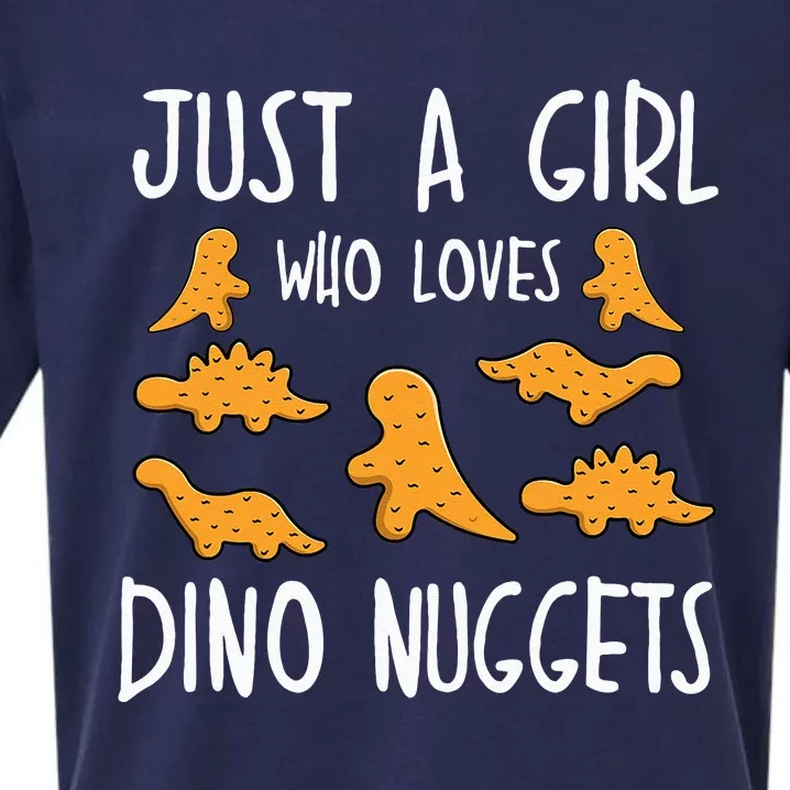 Just a Who Loves Dino Nuggets Merch Chicken Nuggets Sueded Cloud Jersey T-Shirt