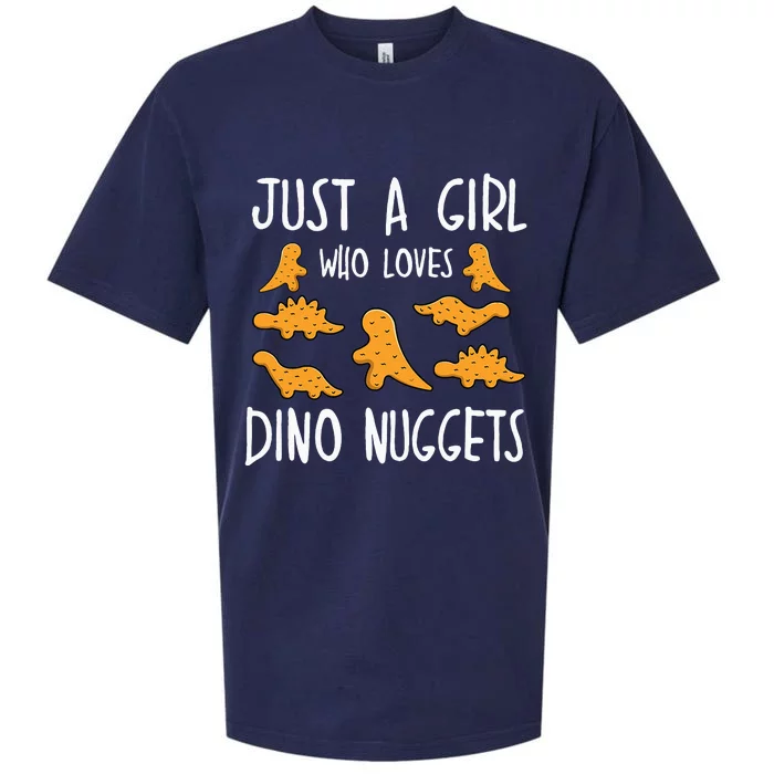 Just a Who Loves Dino Nuggets Merch Chicken Nuggets Sueded Cloud Jersey T-Shirt