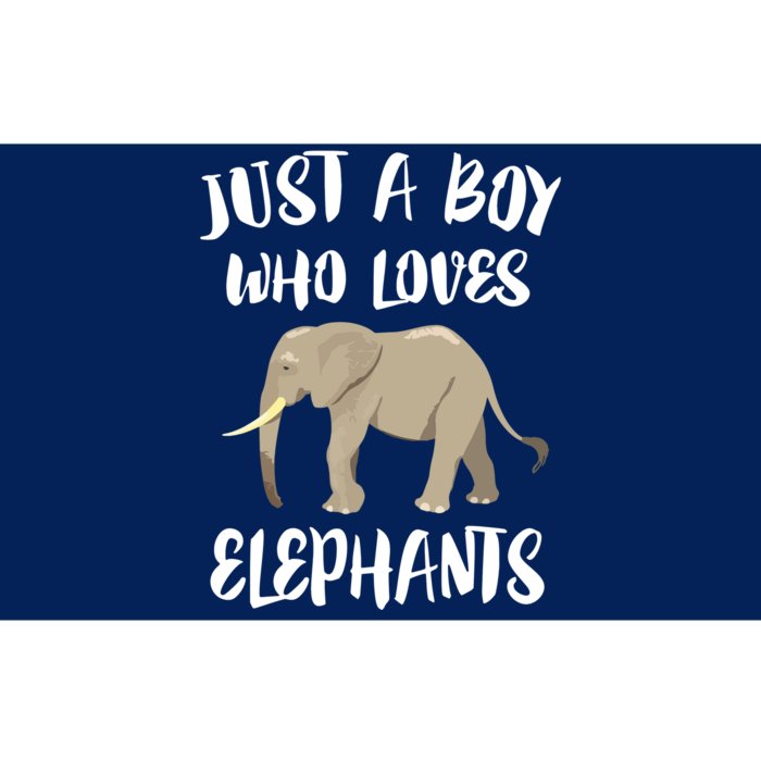 Just A Who Loves Elephants Elephant Lover Bumper Sticker