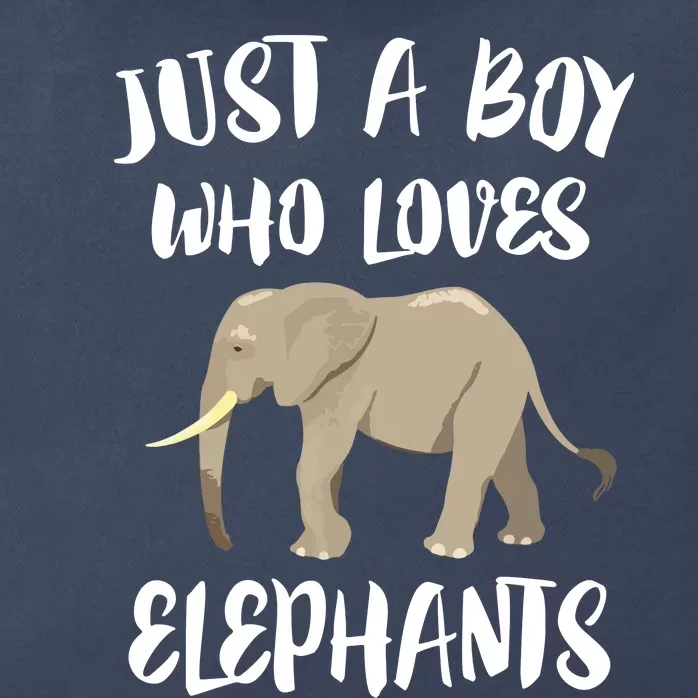 Just A Who Loves Elephants Elephant Lover Zip Tote Bag