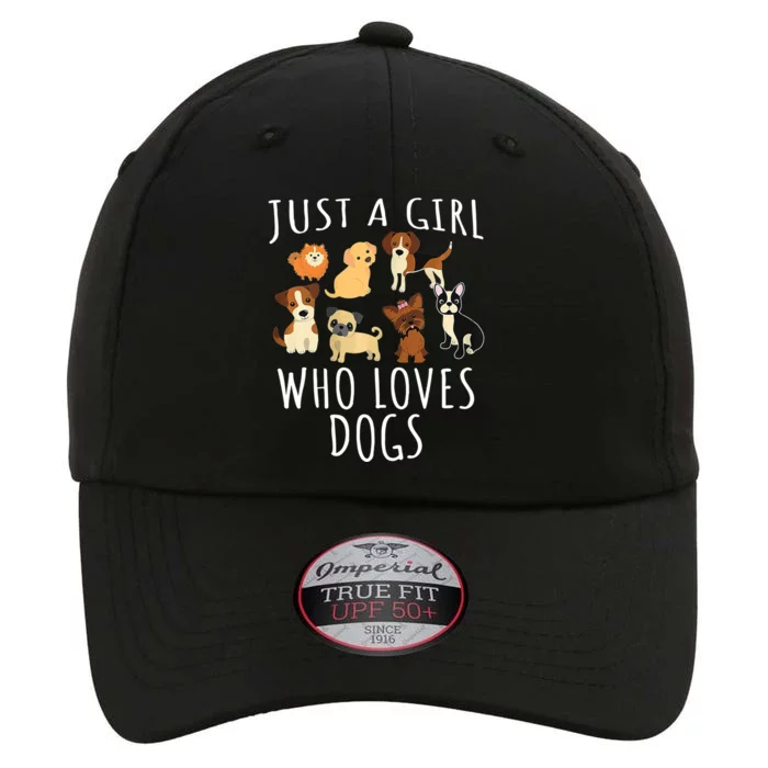 Just A Who Loves Dogs Dogs Are My Favorite People Gift The Original Performance Cap