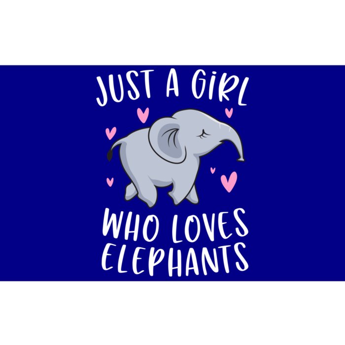 Just A Who Loves Elephants Funny Elephant Funny Gift Bumper Sticker