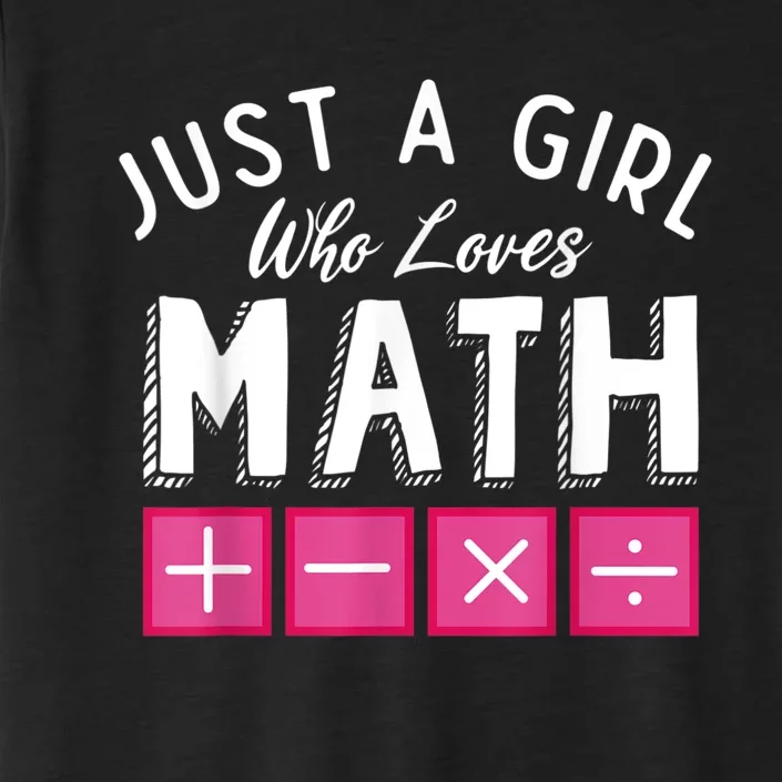 Just A Who Loves Math Algebra Funny Mathematics ChromaSoft Performance T-Shirt