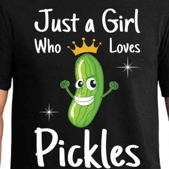 Just A Who Loves Pickles I Cucumber I Pickle Cool Gift Pajama Set