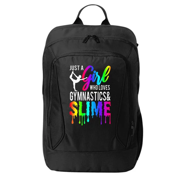 Just A Who Loves Gymnastics and Slime City Backpack