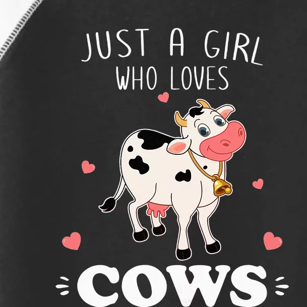 Just A  Who Loves Farm Animals Lover Funny Toddler Fine Jersey T-Shirt