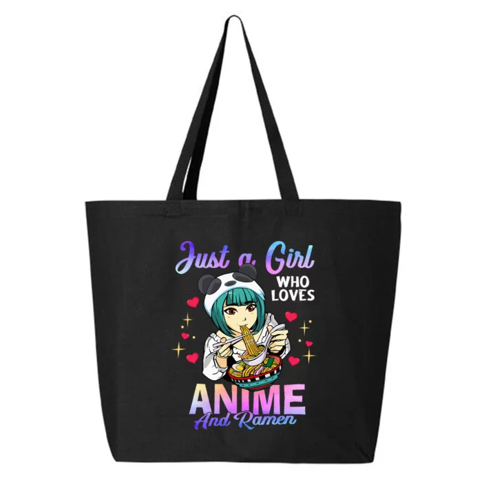 Just a Who Loves Anime and Ra Bowl Panda 25L Jumbo Tote