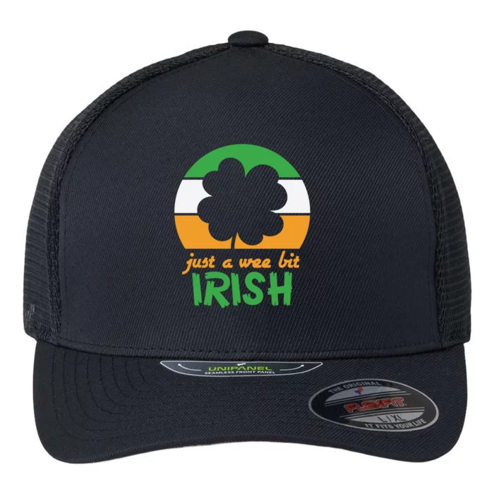 Just A Wee Bit Irish Flexfit Unipanel Trucker Cap