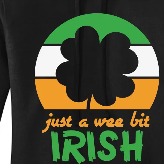 Just A Wee Bit Irish Women's Pullover Hoodie