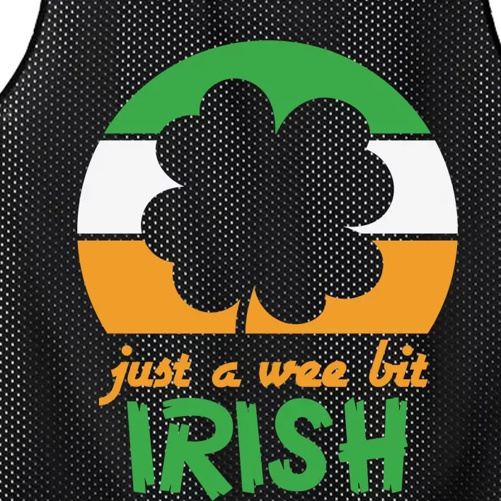 Just A Wee Bit Irish Mesh Reversible Basketball Jersey Tank