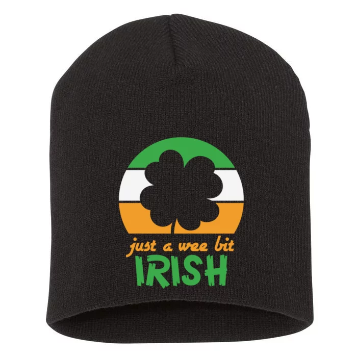 Just A Wee Bit Irish Short Acrylic Beanie