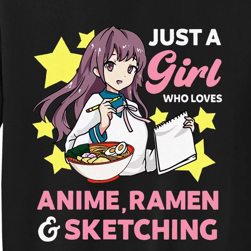 Just A  Who Loves Anime Ra and Sketching Drawing Art Sweatshirt