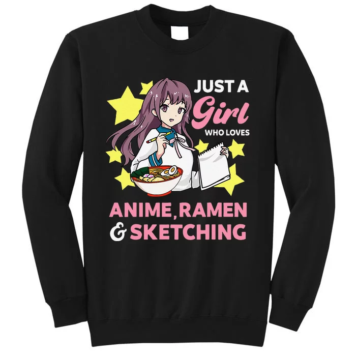 Just A  Who Loves Anime Ra and Sketching Drawing Art Sweatshirt