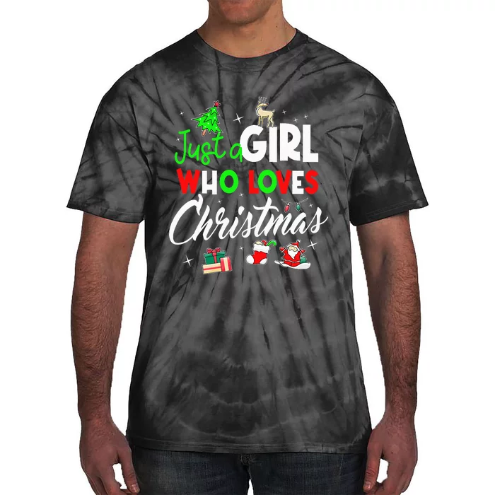 Just a who loves christmas Tie-Dye T-Shirt