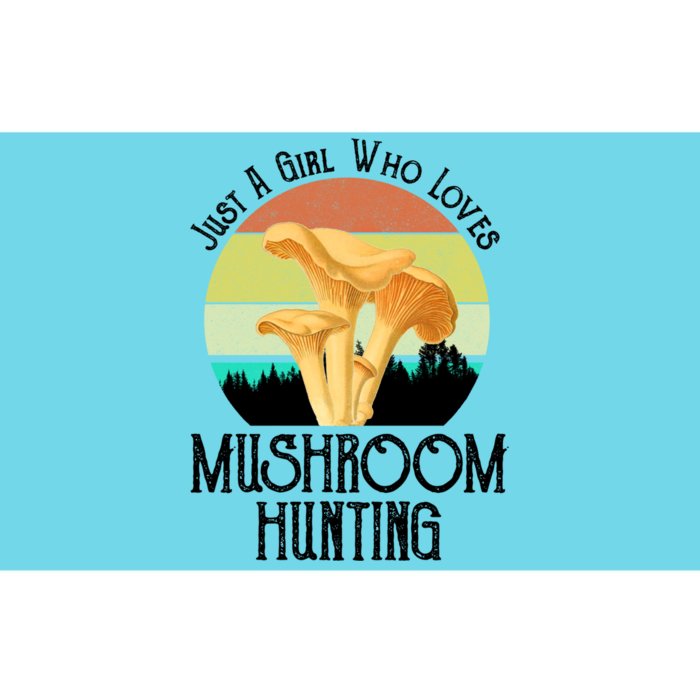 Just A Who Loves Mushroom Hunting Funny Mushroom Hunter Cute Gift Bumper Sticker