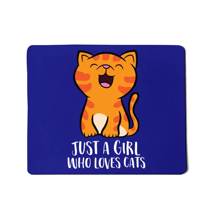 Just A Who Loves Cats Gift Mousepad