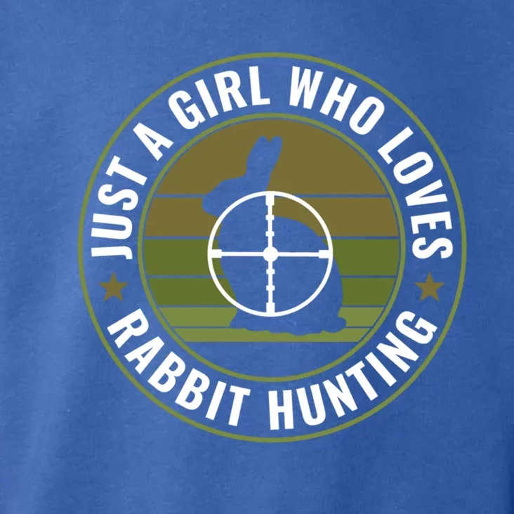 Just A Who Loves Rabbit Hunting Rabbit Hunter Cool Gift Toddler Hoodie