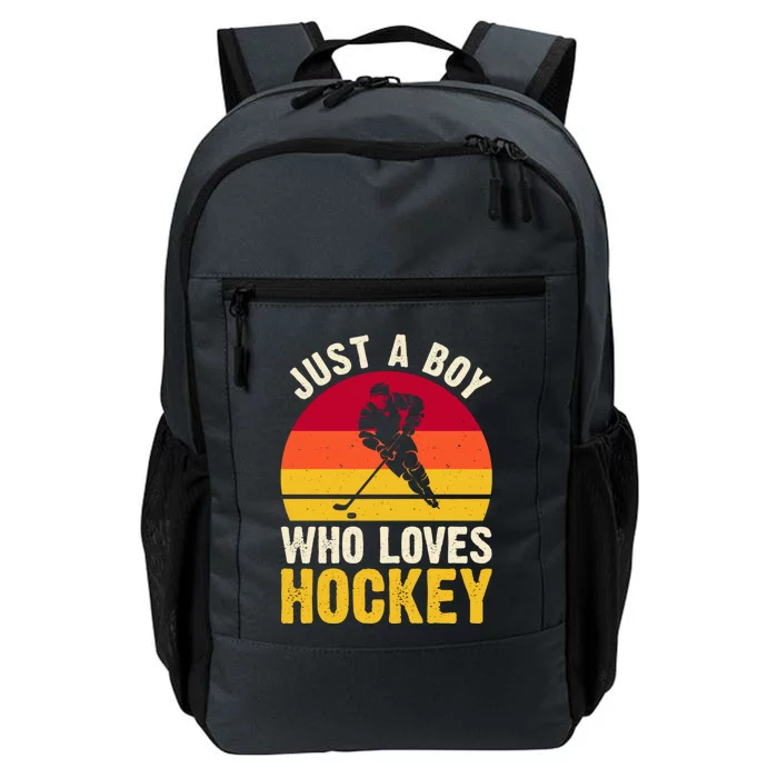 Just A Who Loves Hockey Ice Hockey Player Cool Gift Daily Commute Backpack