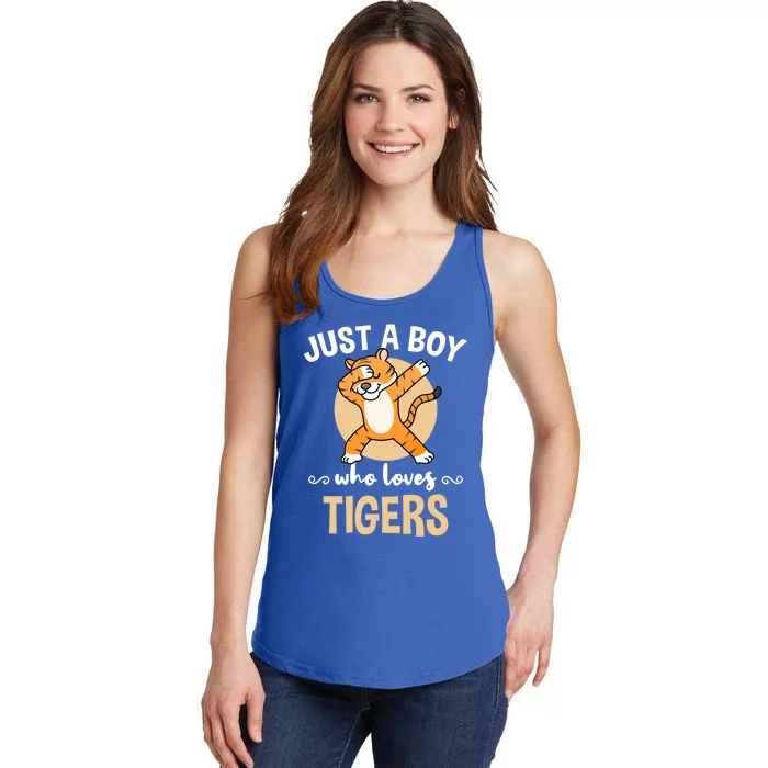 Just A Who Loves Tigers African Animal Gift Ladies Essential Tank