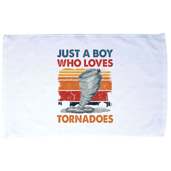 Just A Who Loves Tornado Microfiber Hand Towel