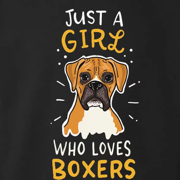 Just A Who Loves Boxers Dog School Gift Toddler Hoodie