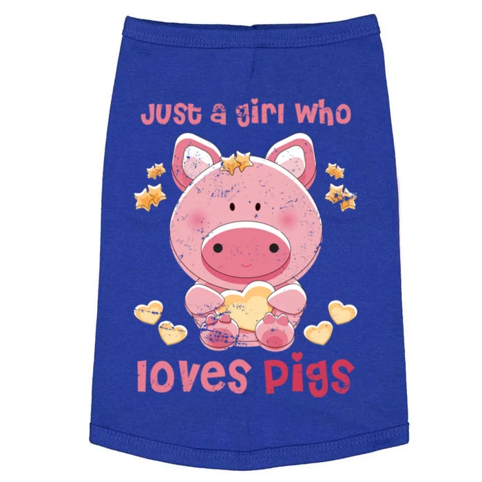 Just A Who Loves Pig Cute Gift Doggie Tank