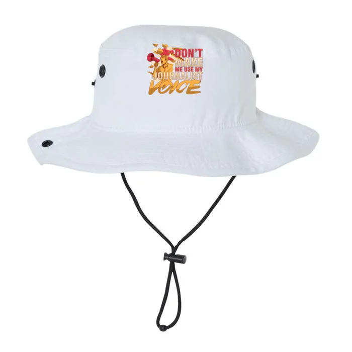 Journalism Author Writer Dont Make Me Use My Journalist Meaningful Gift Legacy Cool Fit Booney Bucket Hat