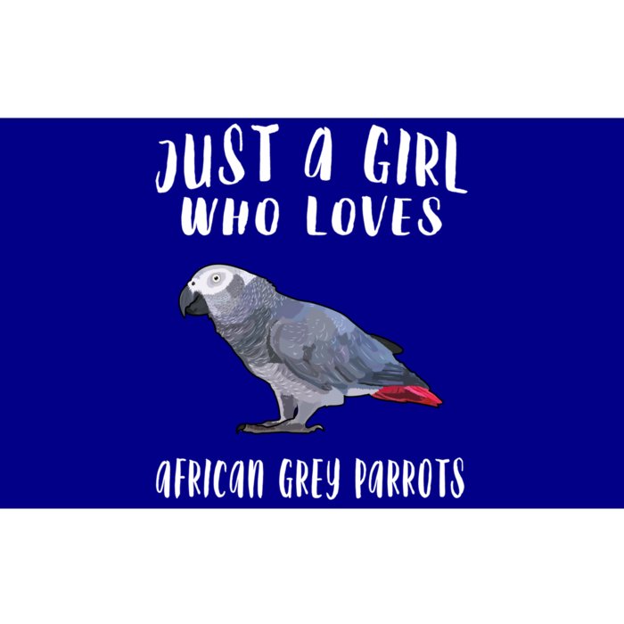 Just A Who Loves African Grey Parrot Bird Lover Gift Bumper Sticker