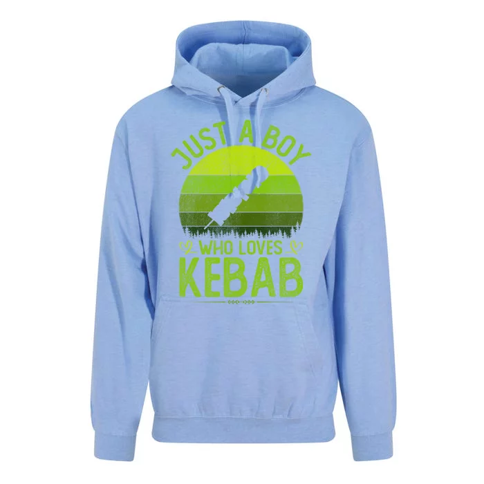 Just A Who Loves Kebab Vintage Kebab S Gift Unisex Surf Hoodie