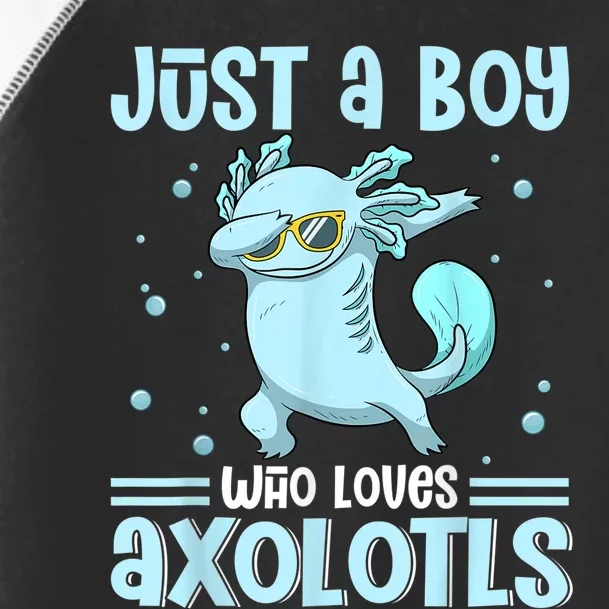 Just A  Who Loves Axolotls Axolotl Lovers Gift Boys Teens Toddler Fine Jersey T-Shirt