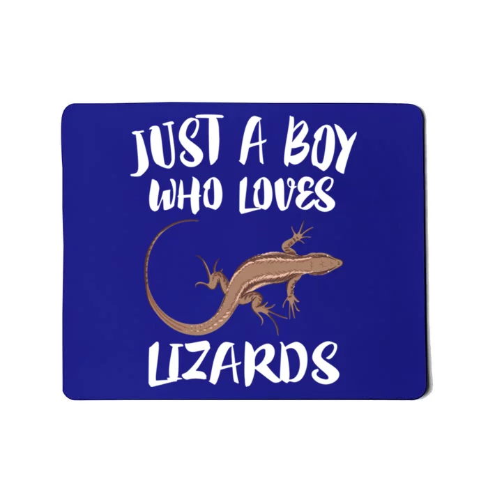 Just A Who Loves Lizards Gift Reptile Owner Gift Mousepad