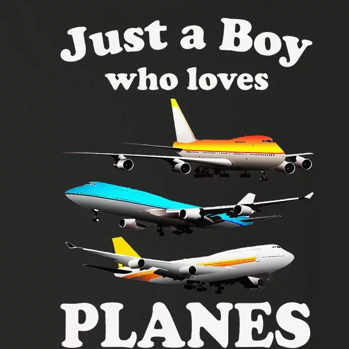 Just A Who Loves Planes Airplane Lover Toddler Long Sleeve Shirt