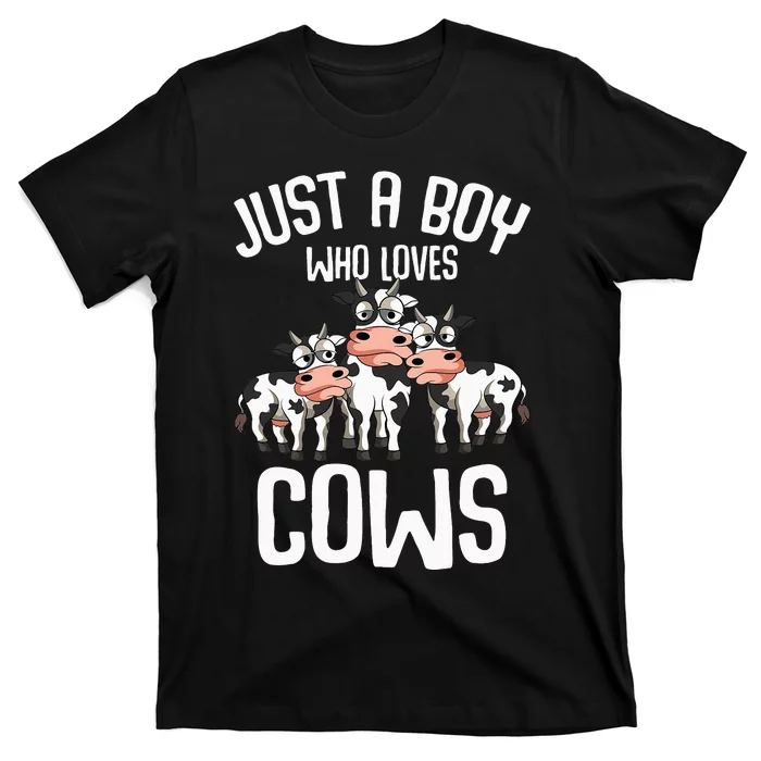 Just A  Who Loves Cows T-Shirt