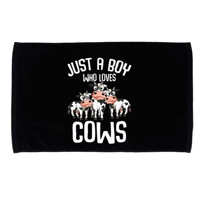 Just A  Who Loves Cows Microfiber Hand Towel