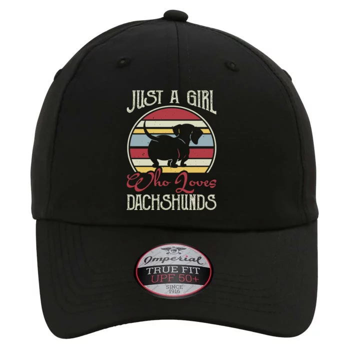 Just A Who Loves Dachshunds Dackel Teckel Gift The Original Performance Cap