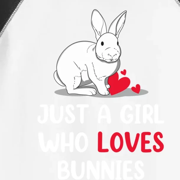 Just A Who Love Bunnies Cute Easter Day Gift Toddler Fine Jersey T-Shirt