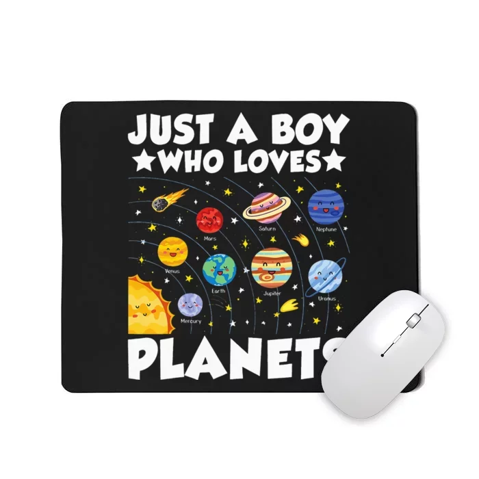 Just A  Who Loves Planets Mousepad