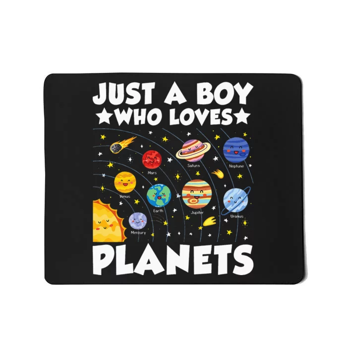 Just A  Who Loves Planets Mousepad