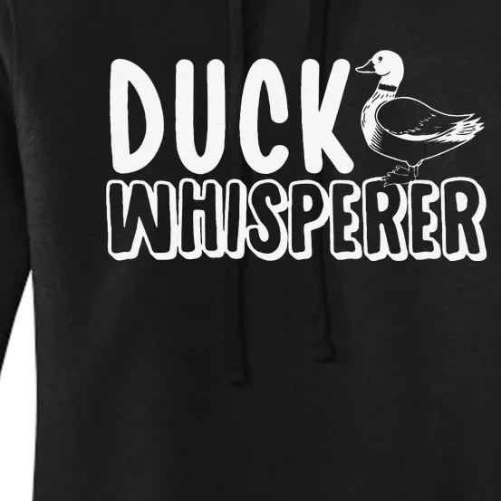 Just a  Who Loves Ducks Cute Duck Lover Owner Women's Pullover Hoodie