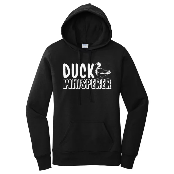 Just a  Who Loves Ducks Cute Duck Lover Owner Women's Pullover Hoodie