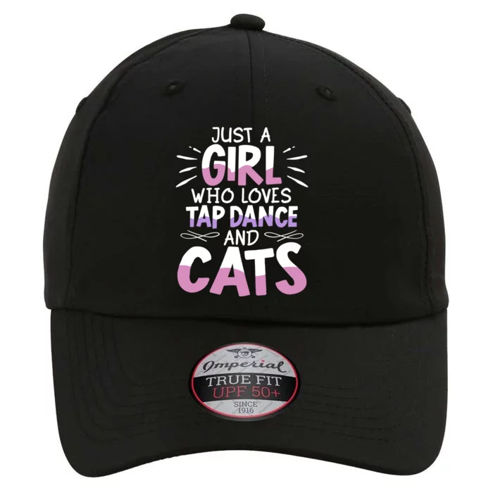 Just A Who Loves Tap Dance And Cats Tap Dancing Cute Gift The Original Performance Cap