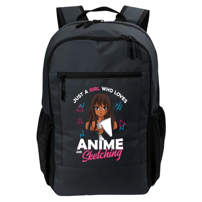 Just A Who Loves Anime And Sketching Anime Lover Cute Gift Daily Commute Backpack