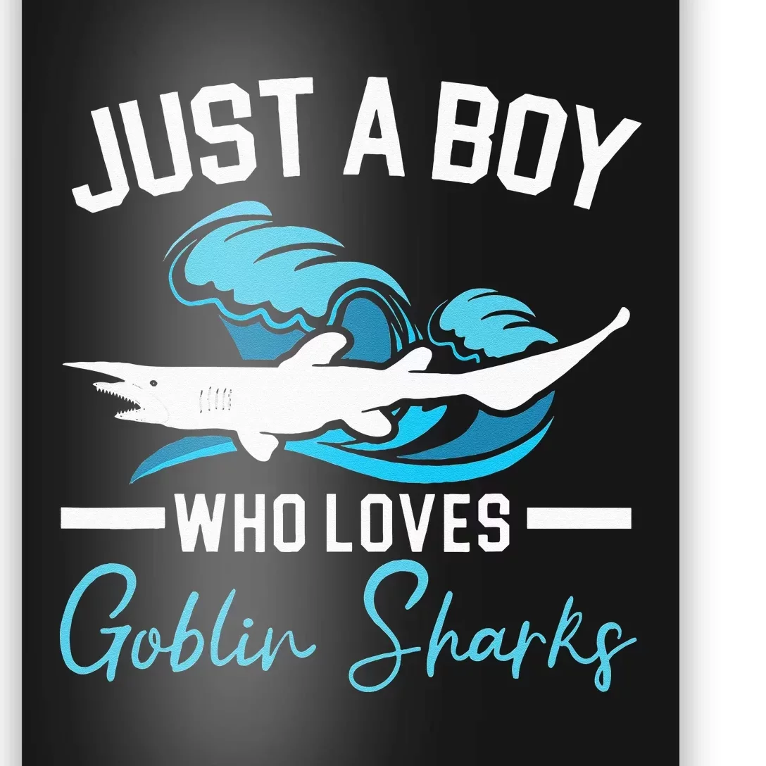 Just A Who Loves Goblin Sharks Animal Marine Biologist Poster